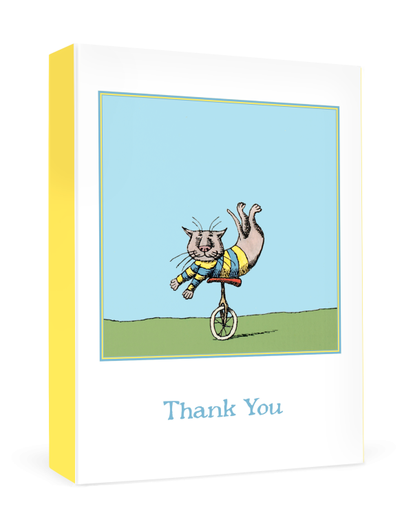 Edward Gorey: Unicycle Cat Boxed Thank You Notes