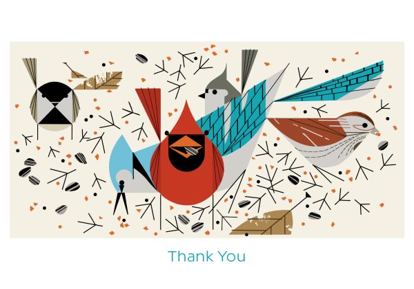Charley Harper: Birdfeeders Boxed Thank You Notes - Image 2