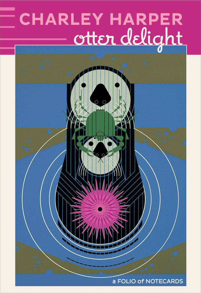 Charley Harper: Otter Delight Notecard Folio