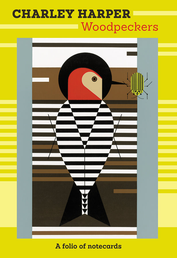 Charley Harper: Woodpeckers Notecard Folio