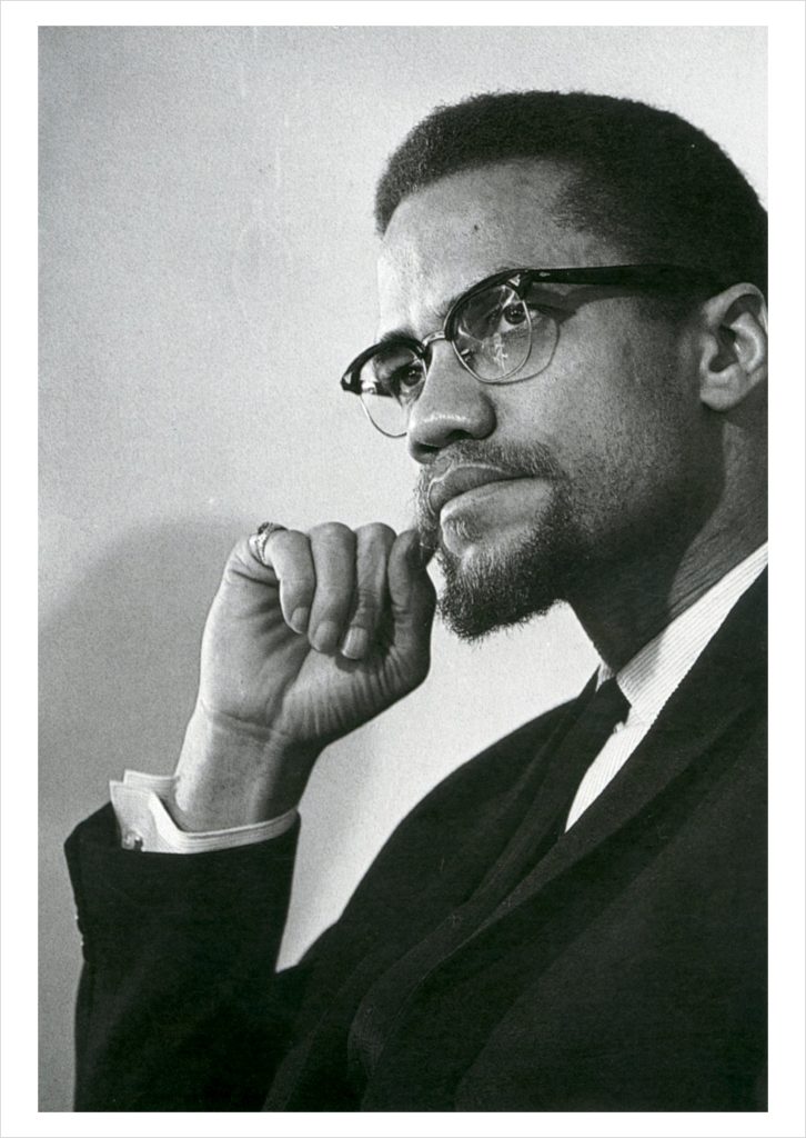 Malcolm X Postcard