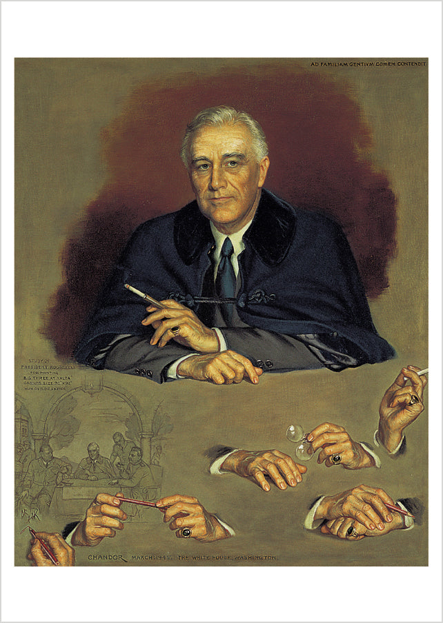 Franklin D. Roosevelt Postcard
