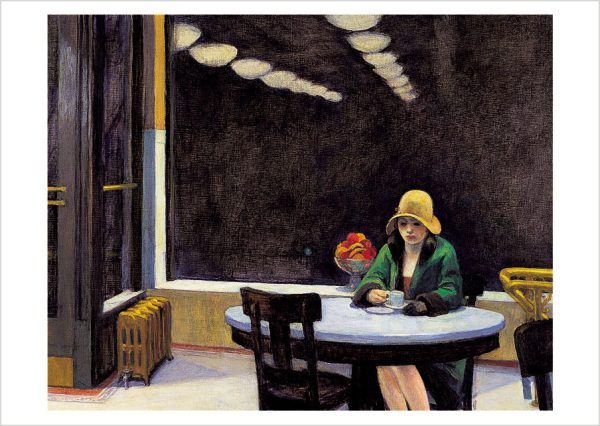Edward Hopper: Automat Postcard