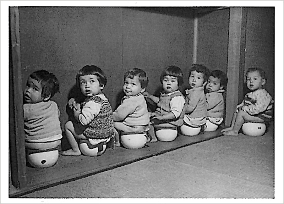 Babies on Pots Postcard