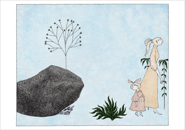 Edward Gorey: The Evil Garden Postcard
