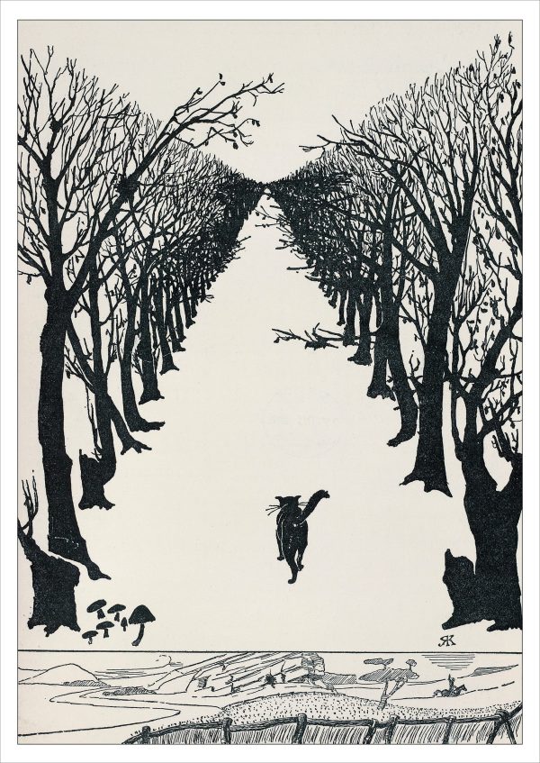 Rudyard Kipling: The Cat that Walked by Himself Postcard