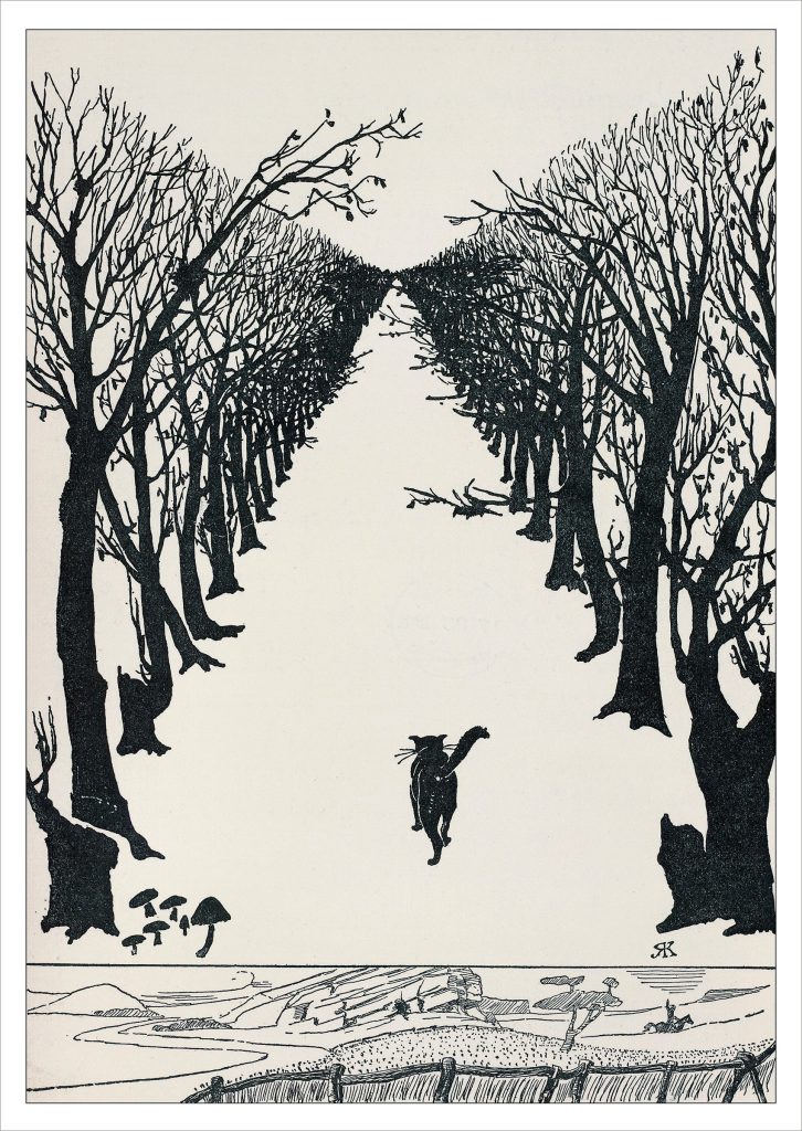Rudyard Kipling: The Cat that Walked by Himself Postcard