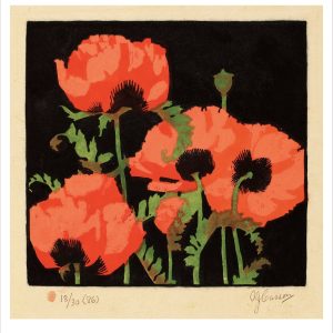 A. J. Casson: Oriental Poppies Postcard
