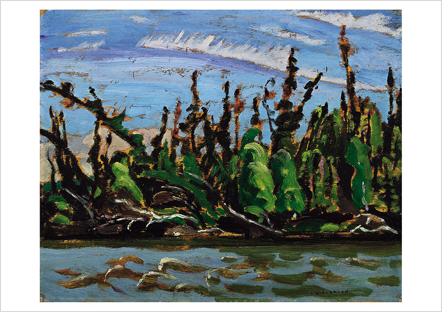 A. Y. Jackson: Yellowknife Forest Postcard