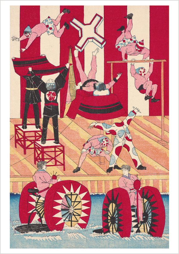 Water Bicycles Postcard
