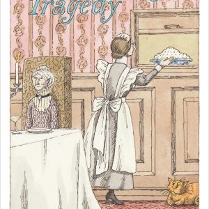 Edward Gorey: The Blancmange Tragedy Postcard