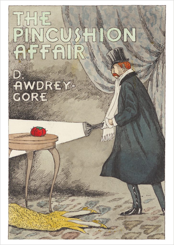 Edward Gorey: The Pincushion Affair Postcard