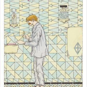 Edward Gorey: The Toothpaste Murder Postcard