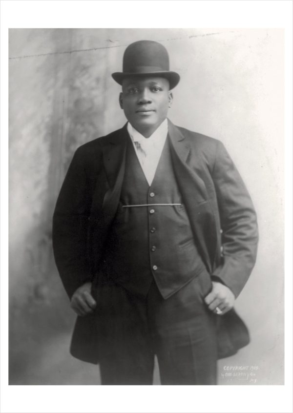 Jack Johnson Postcard