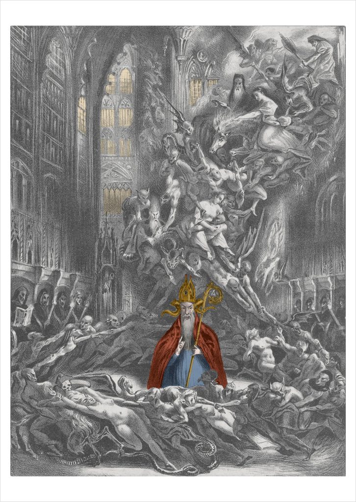 Louis Boulanger: The Witches' Sabbath Postcard