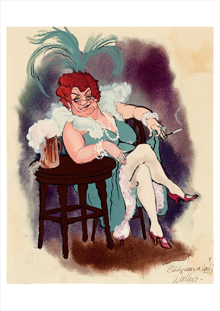 Alanson B. Walker: Eddy Was a Lady Postcard
