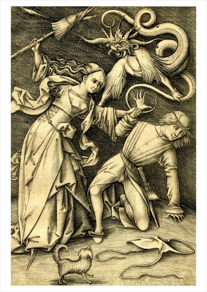 Israhel van Meckenem: The Angry Wife Postcard
