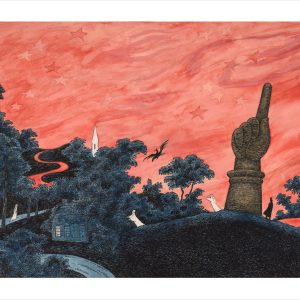 Edward Gorey: Haunted America Postcard
