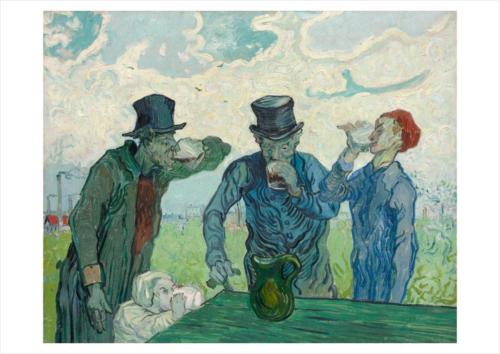 Vincent van Gogh: The Drinkers Postcard