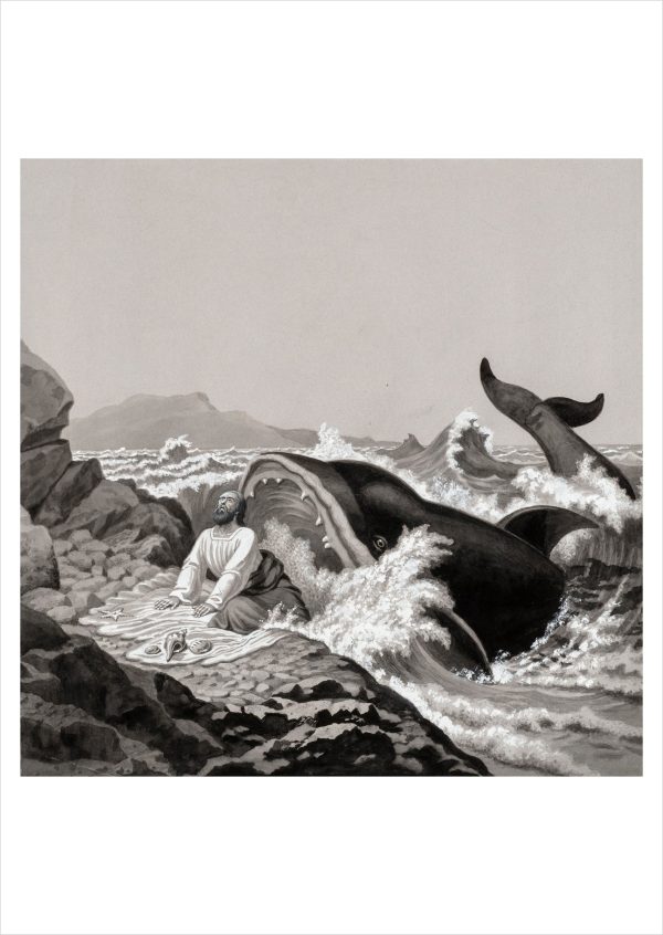 Joseph Boggs Beale: Jonah Ejected from the Whale Postcard