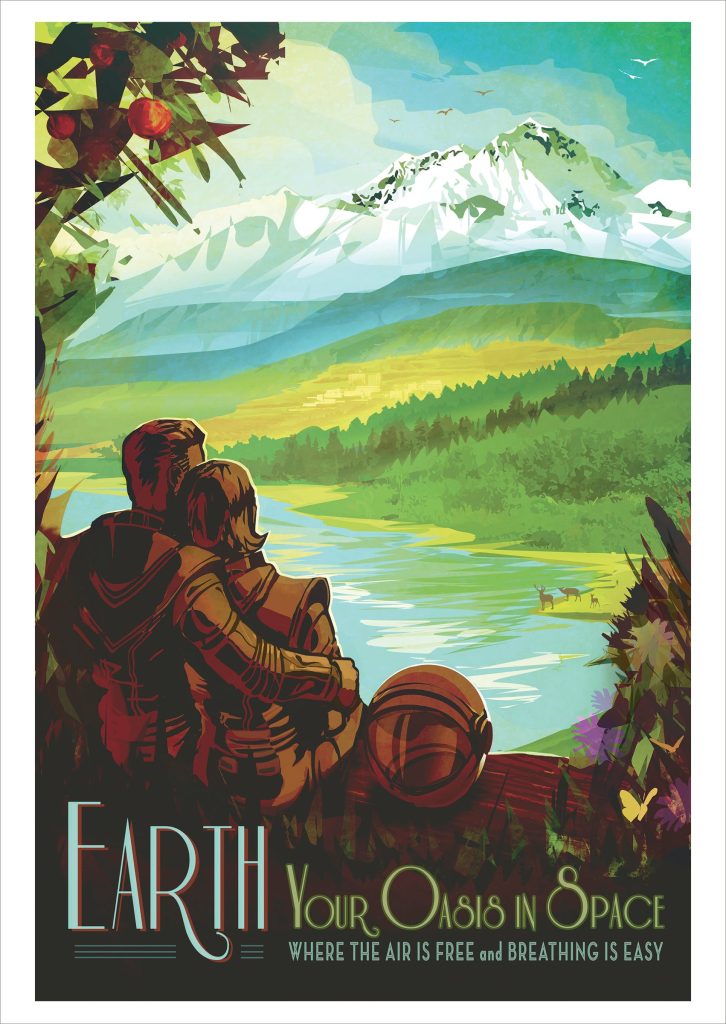 Visions of the Future: Earth Postcard