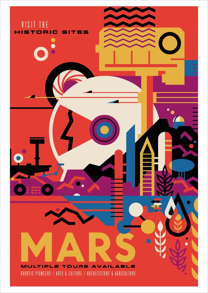 Visions of the Future: Mars Postcard