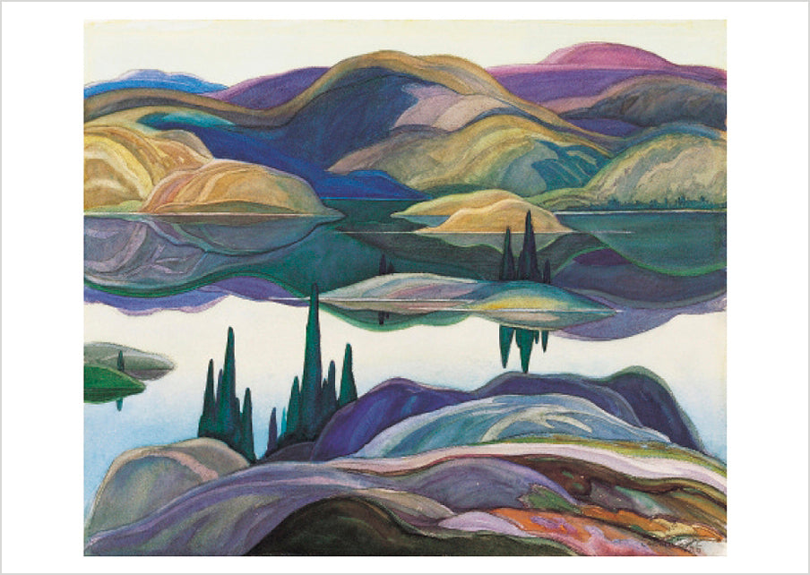 Franklin Carmichael: Mirror Lake Postcard