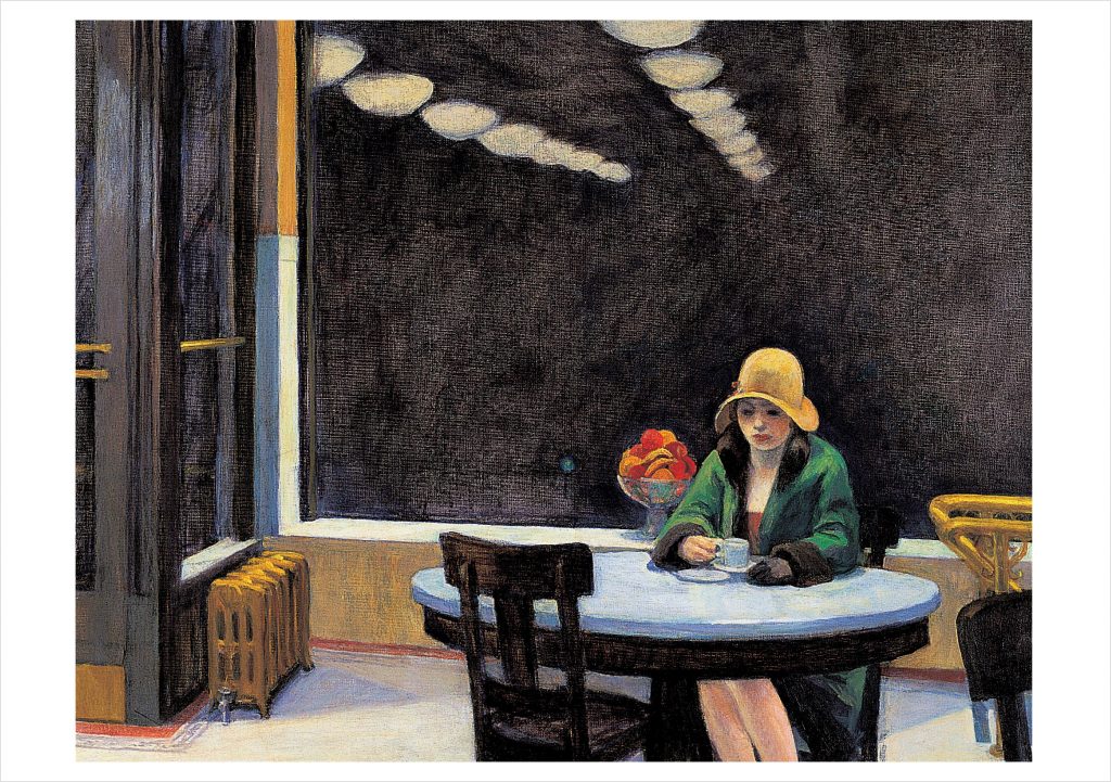 Edward Hopper: Automat Notecard