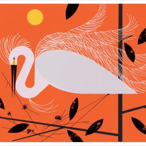 Charley Harper: Snowy Egret Notecard
