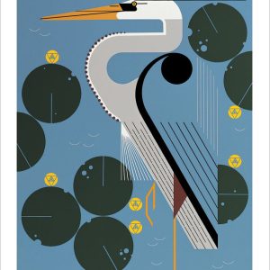 Charley Harper: Herondipity Notecard