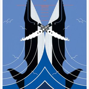 Charley Harper: Romance on the Richter Scale Notecard
