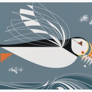 Charley Harper: The Name Is Puffin Notecard