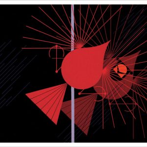 Charley Harper: Seeing Red Notecard