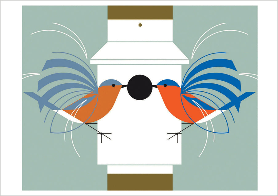 Charley Harper: Homecoming Notecard