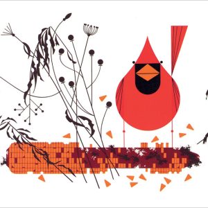Charley Harper: Red and Fed Notecard