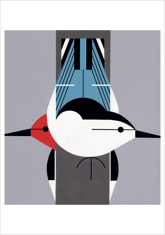 Charley Harper: Upside Downside Notecard