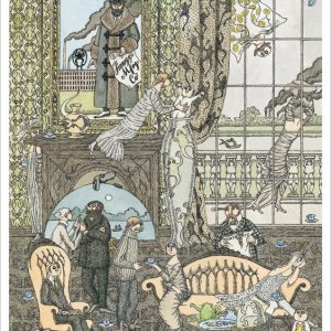 Edward Gorey: Frawgge Mfrg. Co. Notecard