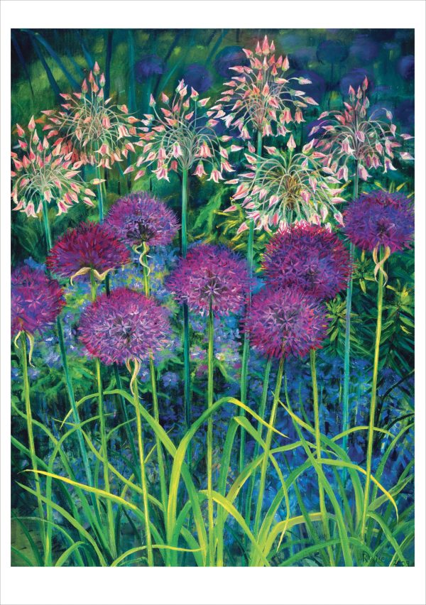 Rosalind Wise: Alliums Notecard