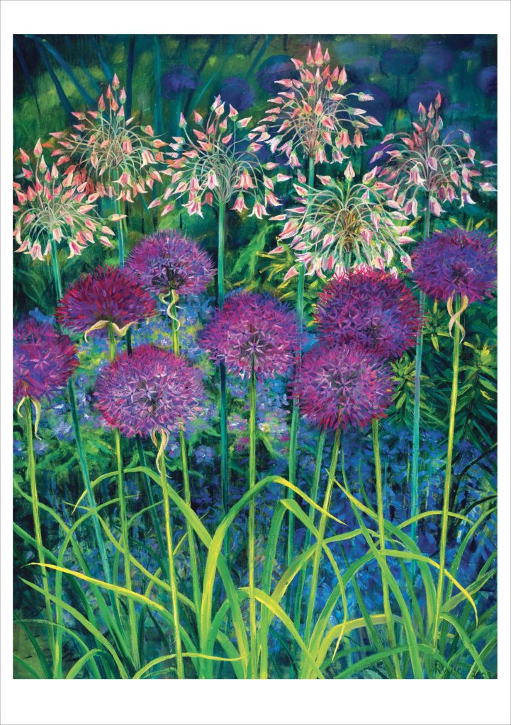 Rosalind Wise: Alliums Notecard
