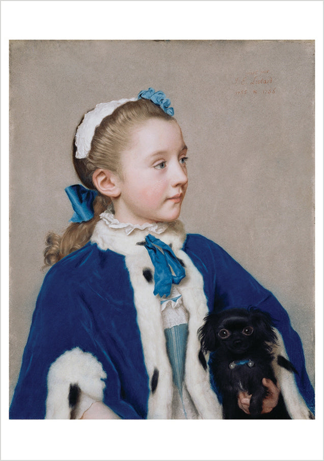 Jean-Étienne Liotard: Portrait of Maria Frederike van Reede-Athlone Notecard