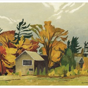 A. J. Casson: Tom Thomson's Shack Notecard