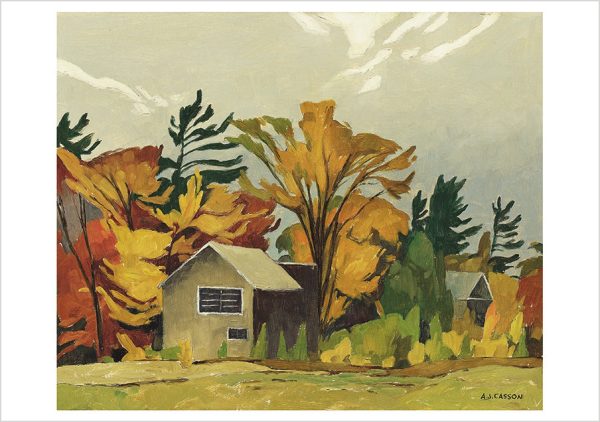 A. J. Casson: Tom Thomson's Shack Notecard