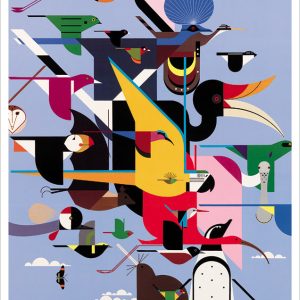 Charley Harper: Wings of the World Notecard