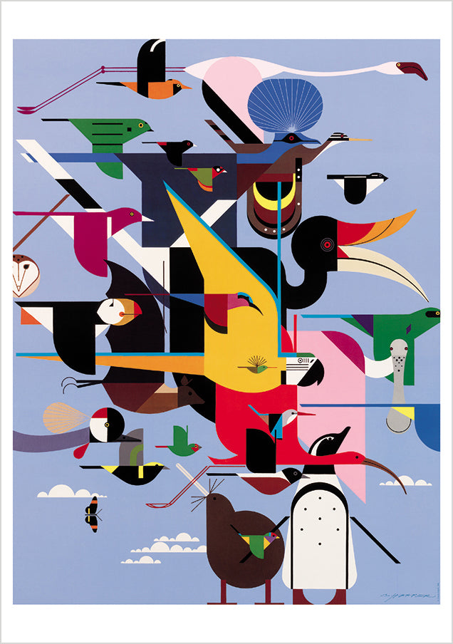 Charley Harper: Wings of the World Notecard
