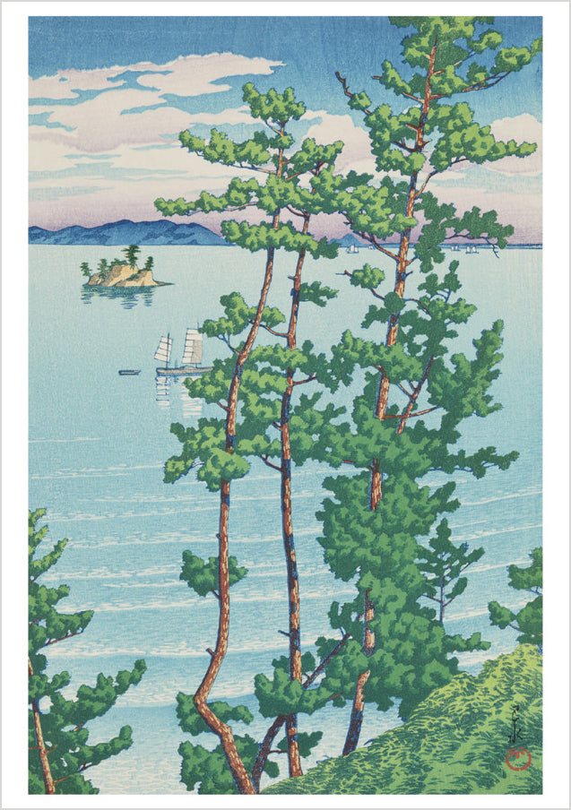 Kawase Hasui: Nishi Park. Fukuoka Notecard