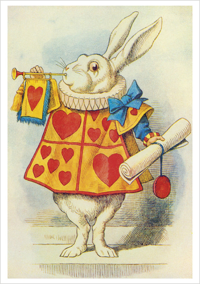 Sir John Tenniel: The White Rabbit Notecard
