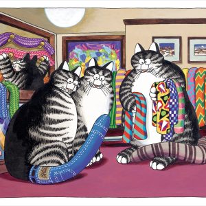 B. Kliban: Cat Tails Notecard