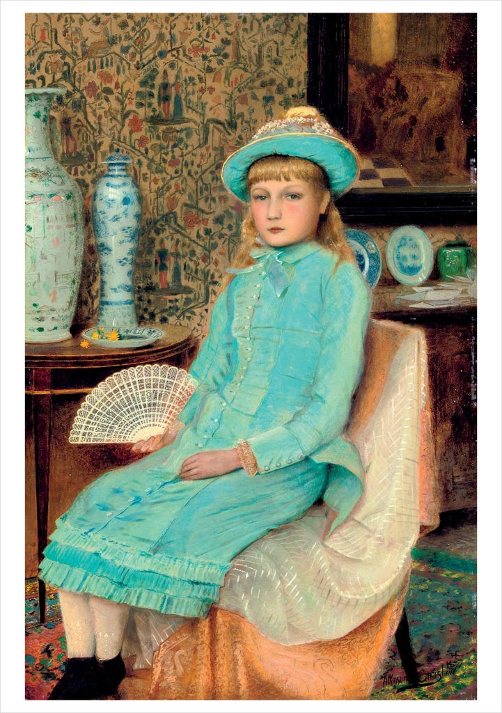 John Atkinson Grimshaw: Blue Belle Notecard