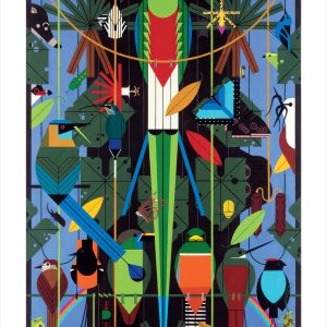 Charley Harper: Monteverde Cloud Forest Reserve Notecard