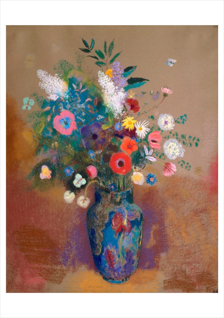 Odilon Redon: Bouquet of Flowers Notecard